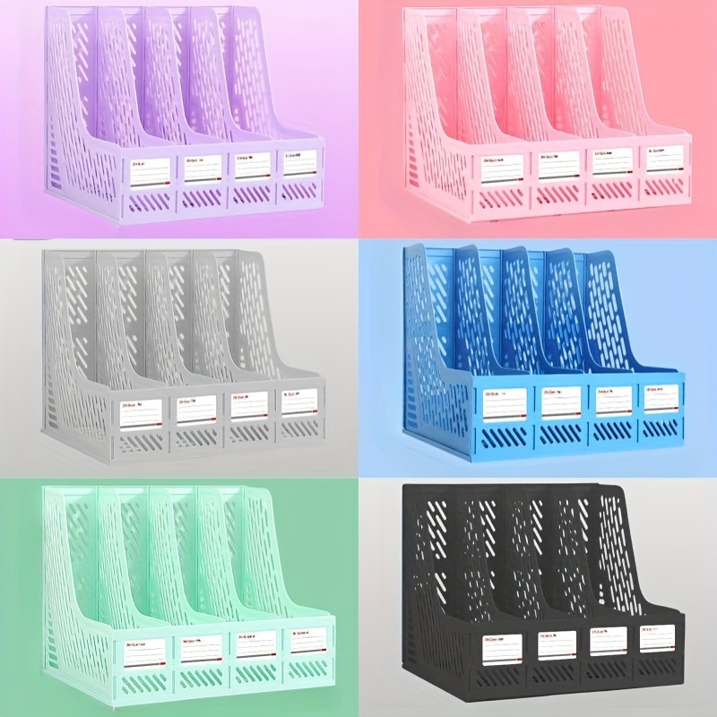 Letter Tray Desk - 1 Pcs, Thickened File Rack, Frame,