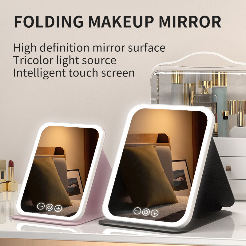 Home Office Gear - 3Color Light Portable Foldable Magnifying Vanity