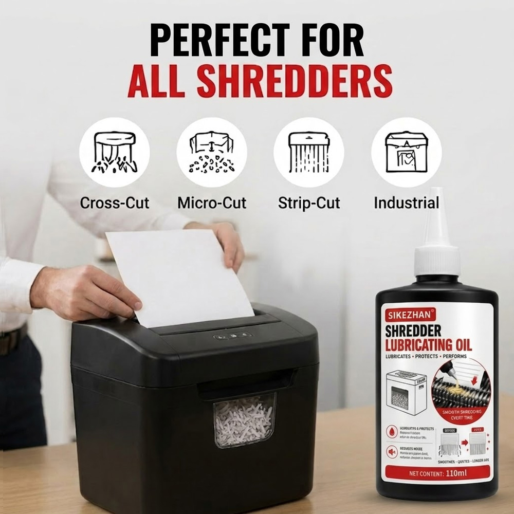 Home Office Gear - 110ml Shredder Lubricating Oil Prevent Jams