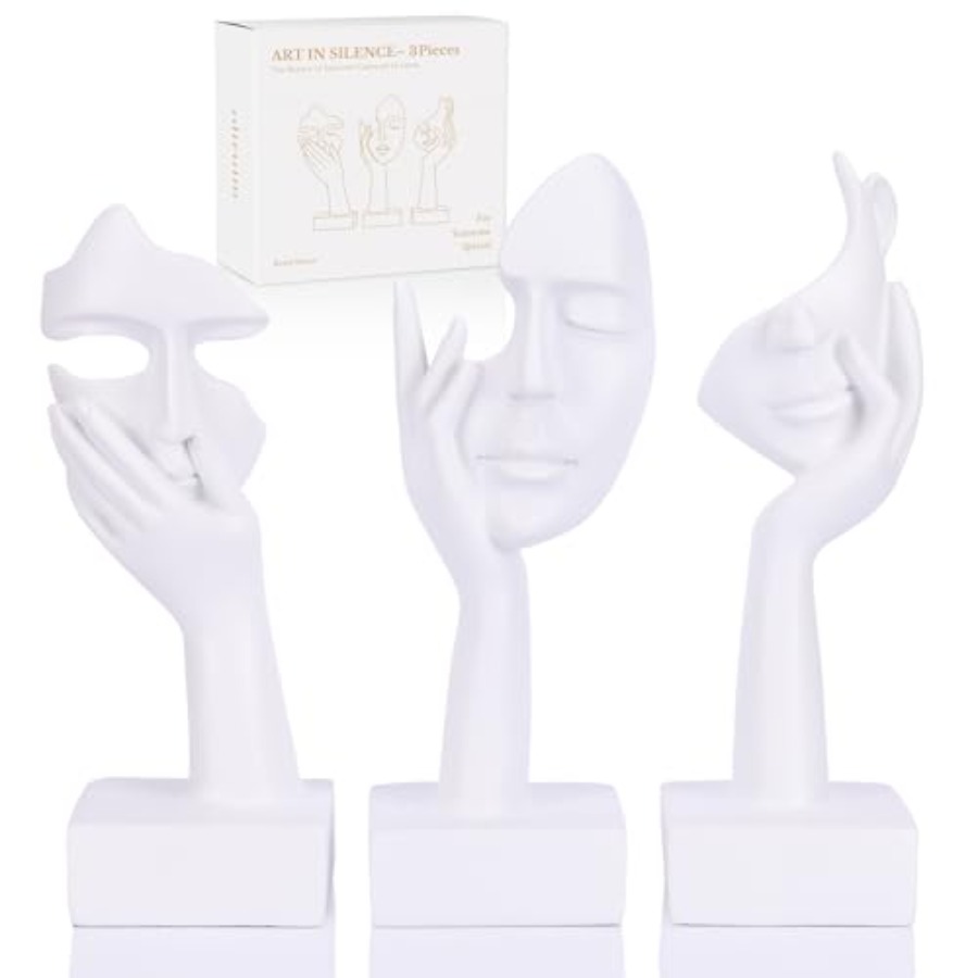 Home Office Living Room - Thinker Large Statue Set - Art
