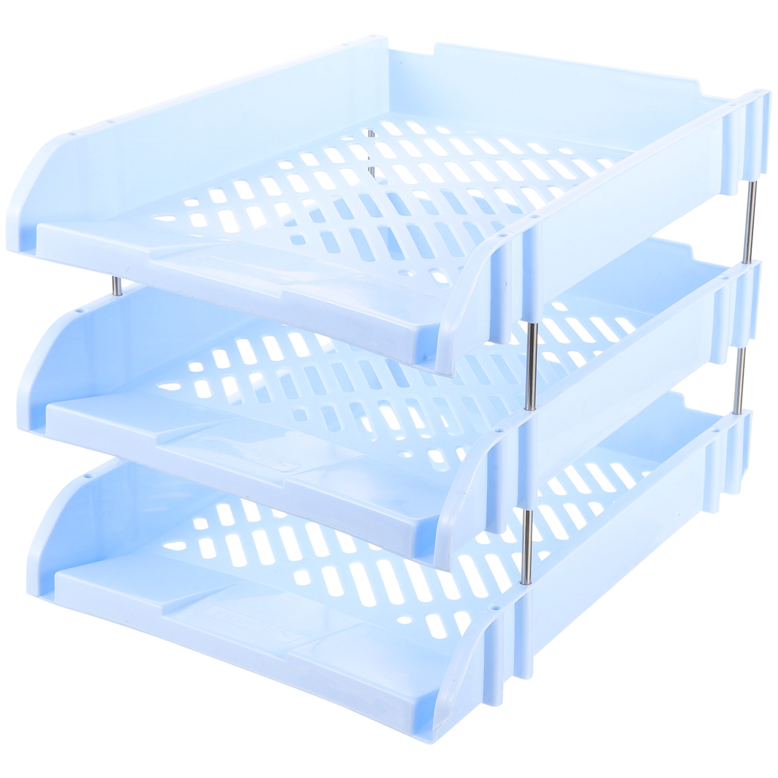 Letter Tray Desk - 3 Tier Desk Organizer Tray for
