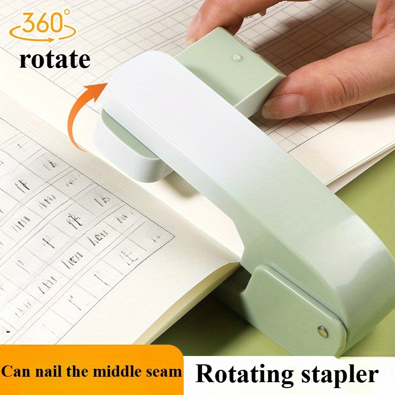 Home Office 2024 - Heavy Duty 360 Degree Rotatable Stapler