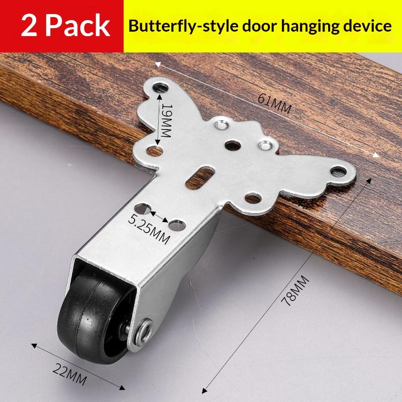 Home Office With Sofa - Mini Fixed Directional Caster Wheels 2Pcs