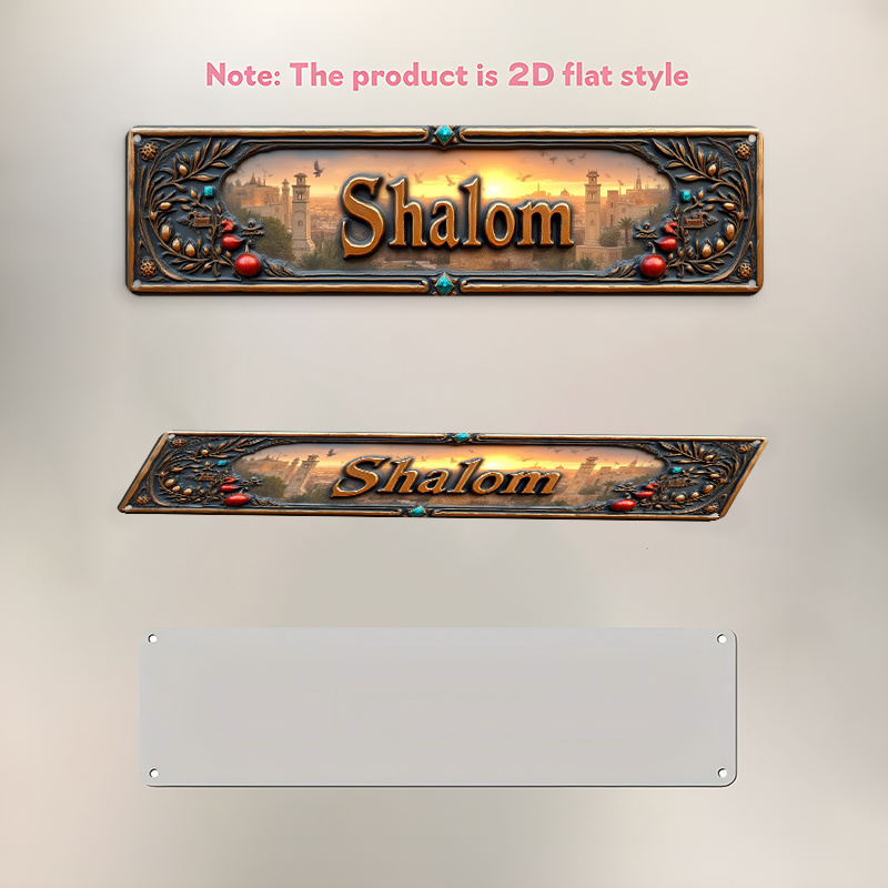 CIFBUY Vintage Shalom Hebrew A - Home Office For ulasan dan harga