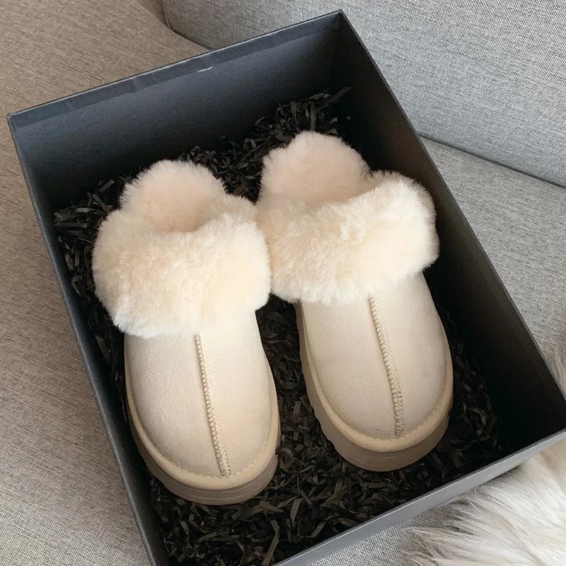 2024 NeW Fur Slippers Women Wi - Home Office 2024 ulasan dan harga