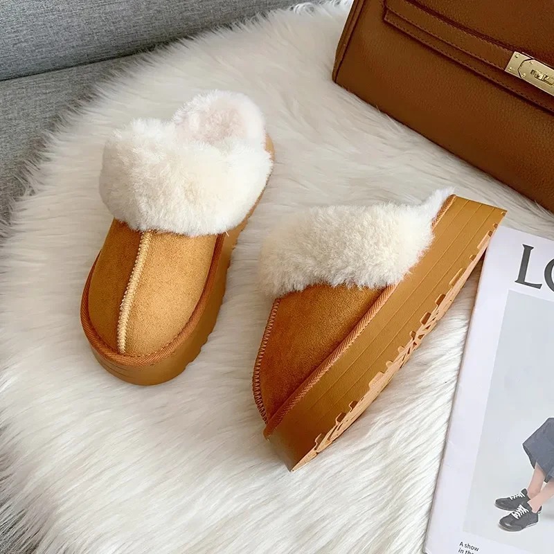2024 NeW Fur Slippers Women Wi - Home Office 2024 ulasan dan harga