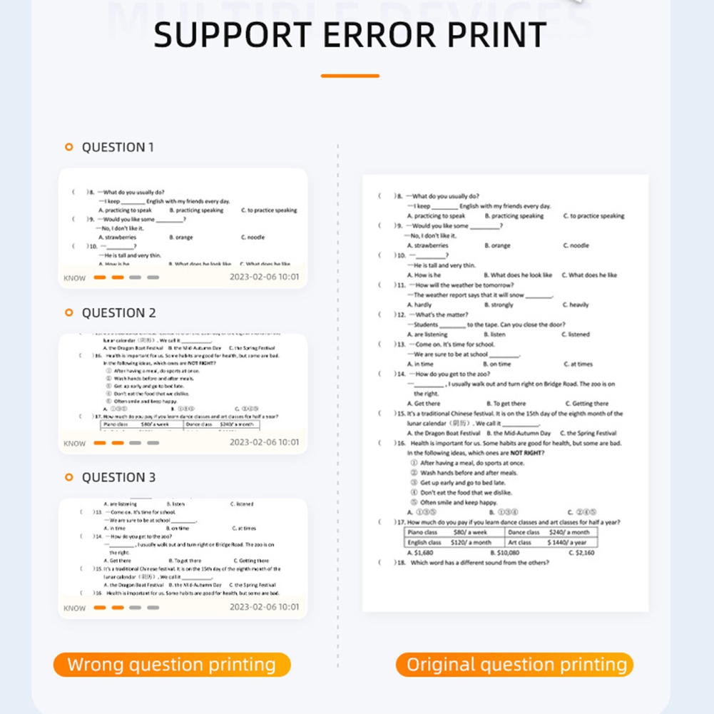 AS62 Portable A4 Thermal Print - Home Office Questions ulasan dan harga