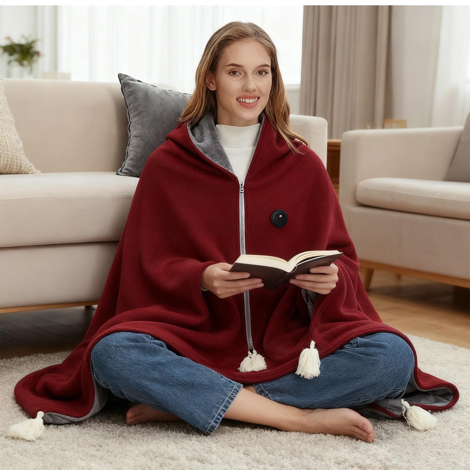 USB Heated Shawl 3-Level Safe  - Home Office With Sofa ulasan dan harga