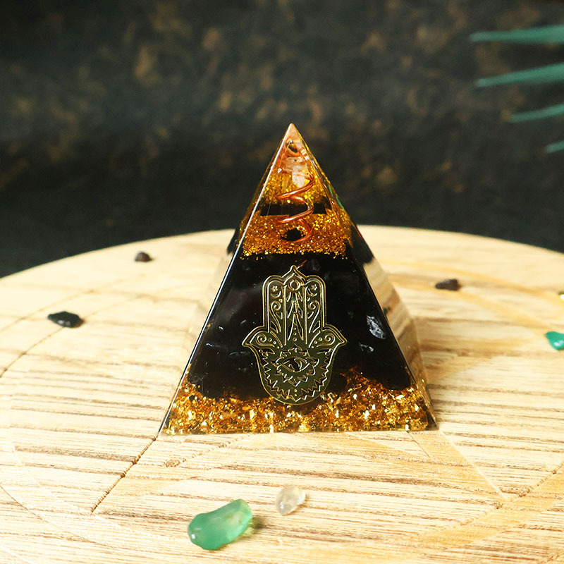 Hamsa Hand Resin Crystal Pyram - Home Office For ulasan dan harga