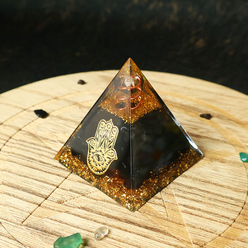 Hamsa Hand Resin Crystal Pyram - Home Office For ulasan dan harga