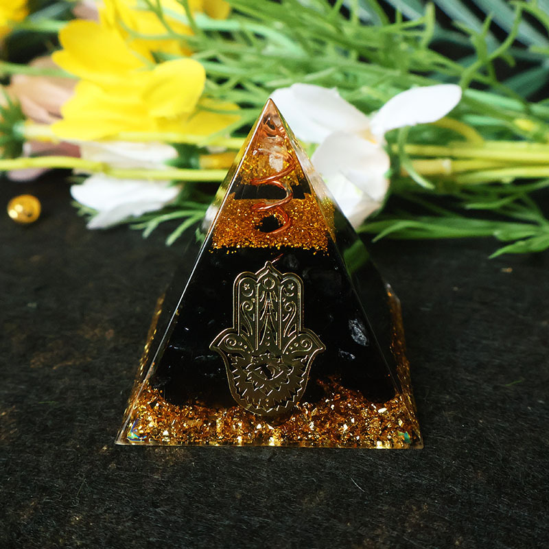 Hamsa Hand Resin Crystal Pyram - Home Office For ulasan dan harga