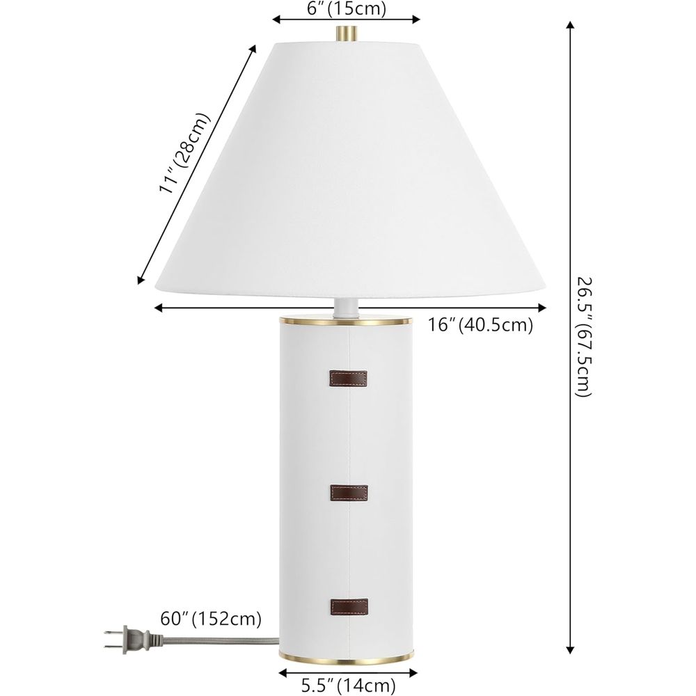 27-inch LED Table Lamp - White - Home Office Living Room ulasan dan harga