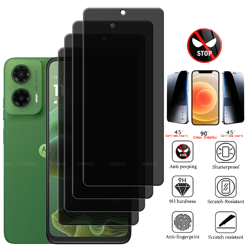 1/2/3/4Pcs For Moto G35 Glass  - Monitor Privacy Screen ulasan dan harga