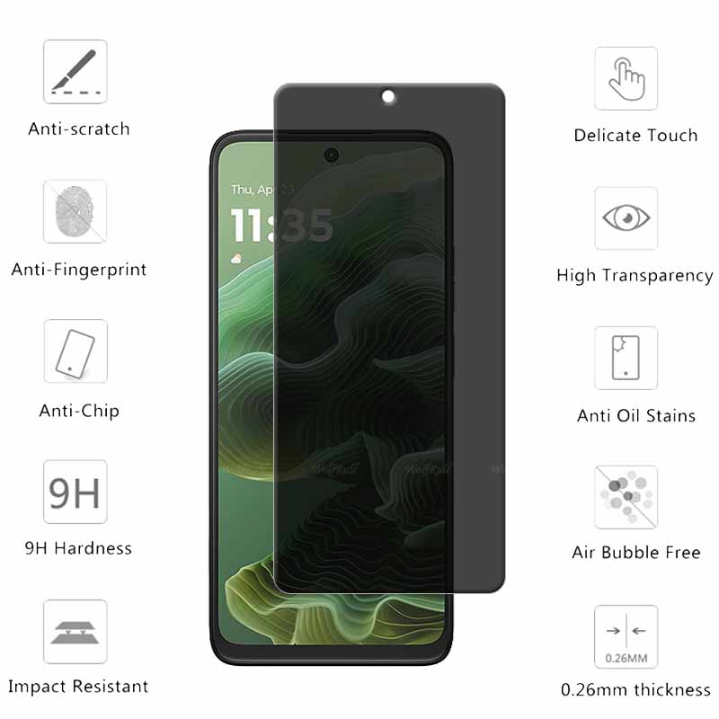 1/2/3/4Pcs For Moto G35 Glass  - Monitor Privacy Screen ulasan dan harga