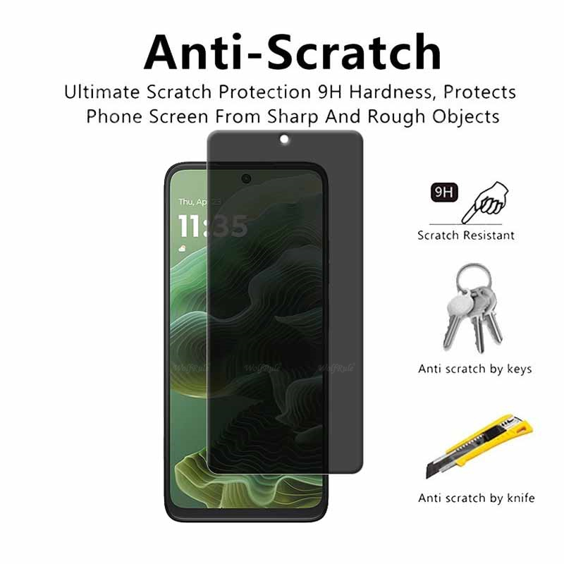 1/2/3/4Pcs For Moto G35 Glass  - Monitor Privacy Screen ulasan dan harga
