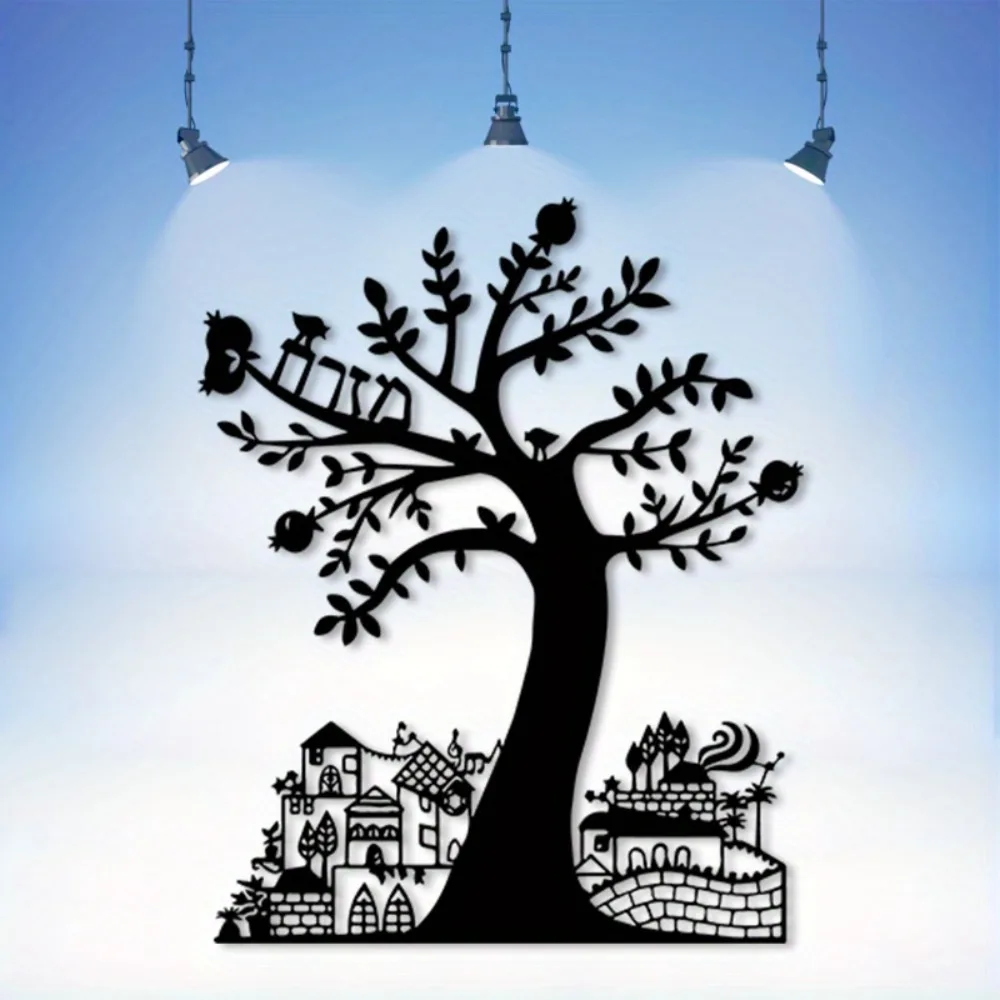 CIFBUY Metal Wall Art Pomegran - Home Office For ulasan dan harga