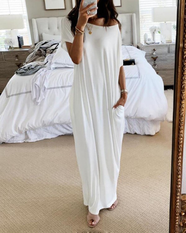 Women's Home Long Dress Summer - Home Office 2024 ulasan dan harga
