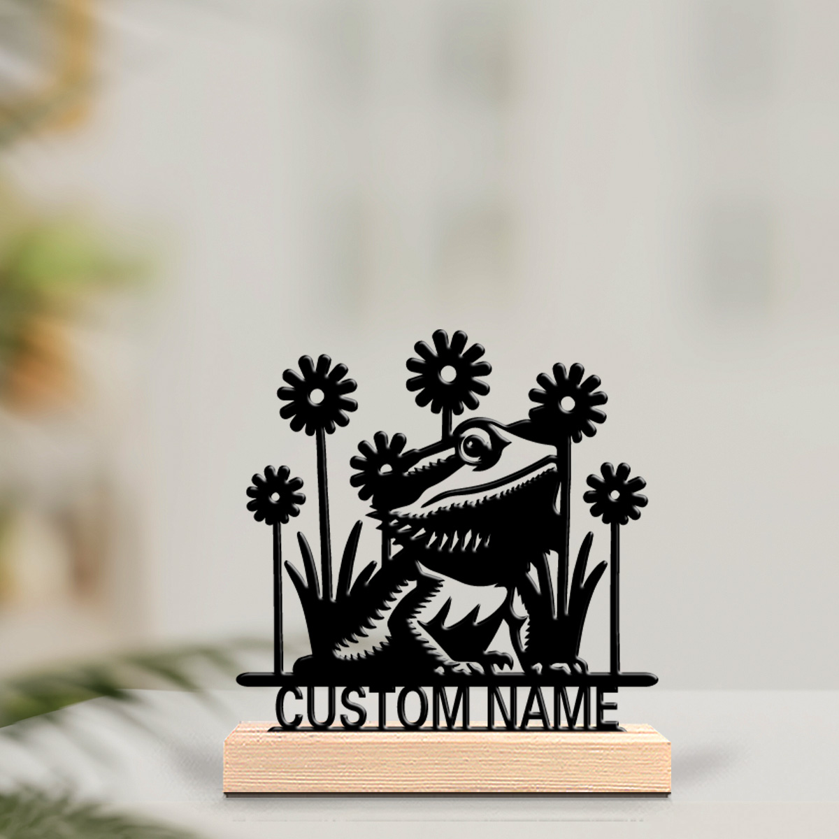 1pc Bearded Dragon Custom Lett - Home Office Living Room ulasan dan harga