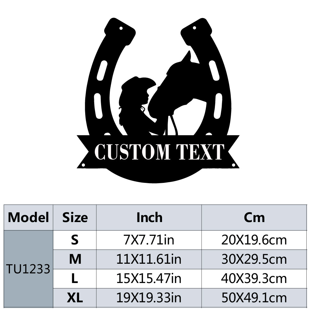 1pc Fashion Customized Horsesh - Home Office Living Room ulasan dan harga
