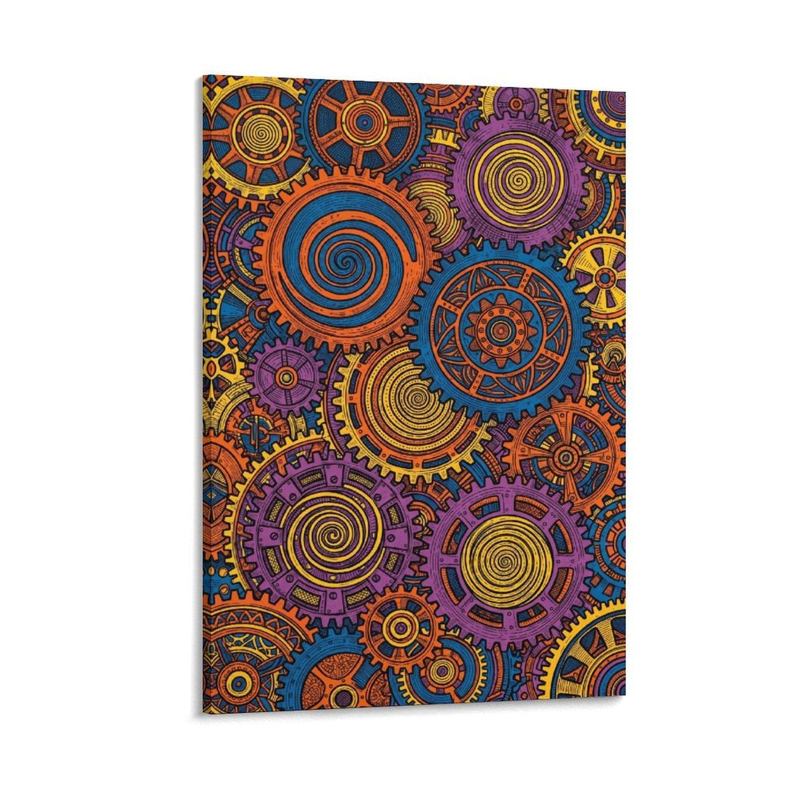 Printed Canvas Art, Colorful I - Home Office Gear ulasan dan harga