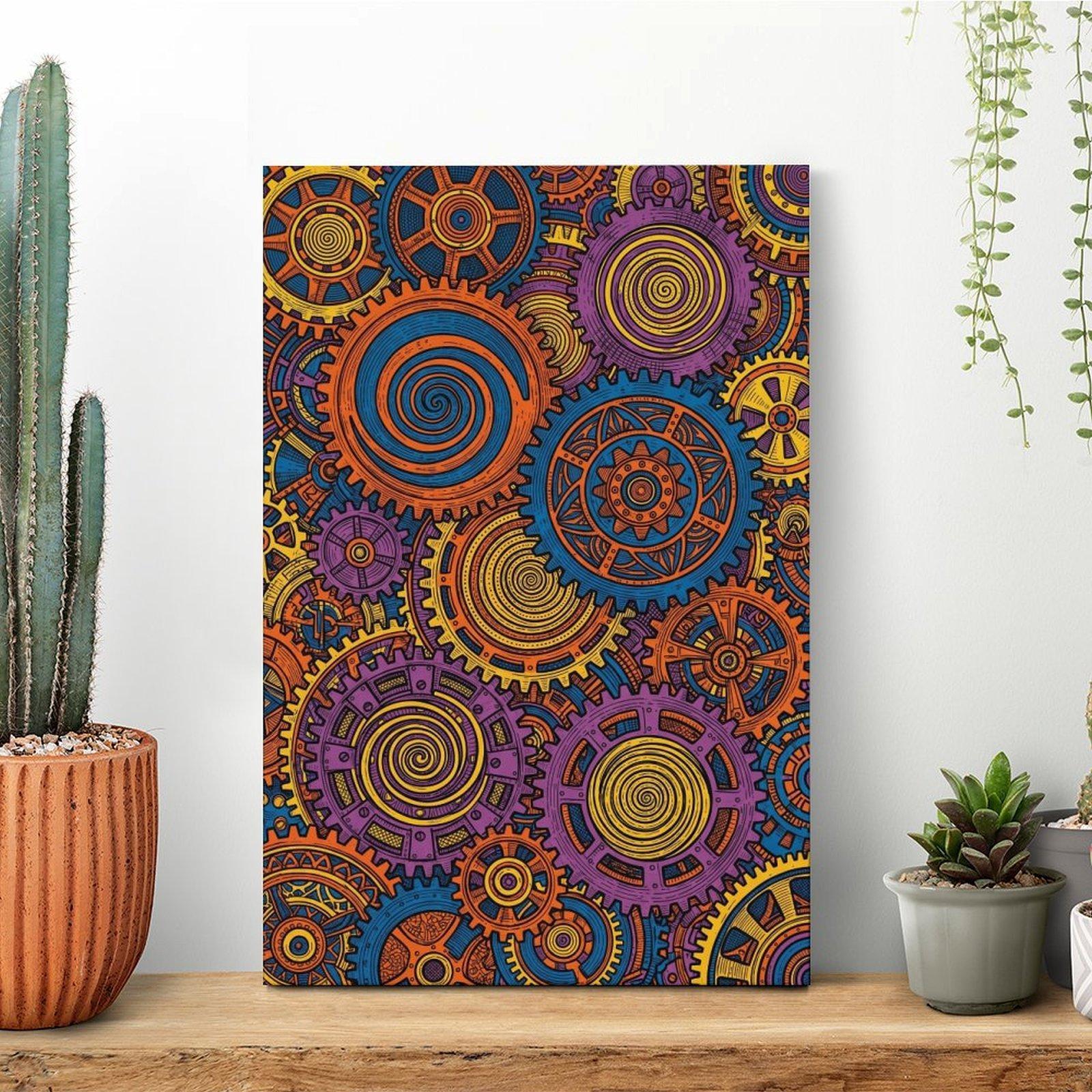 Printed Canvas Art, Colorful I - Home Office Gear ulasan dan harga