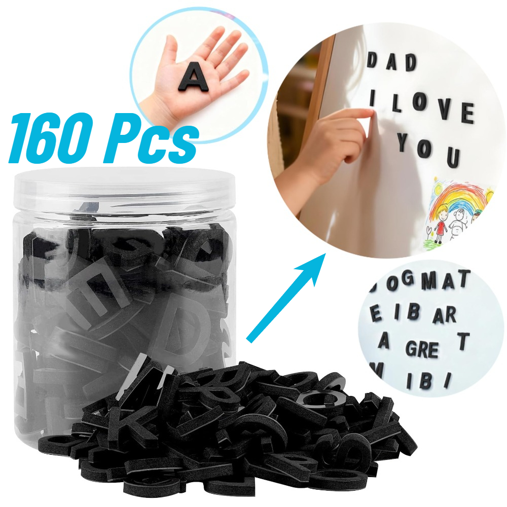 160pcs Decorative Magnetic EVA - Letter Tray Desk ulasan dan harga