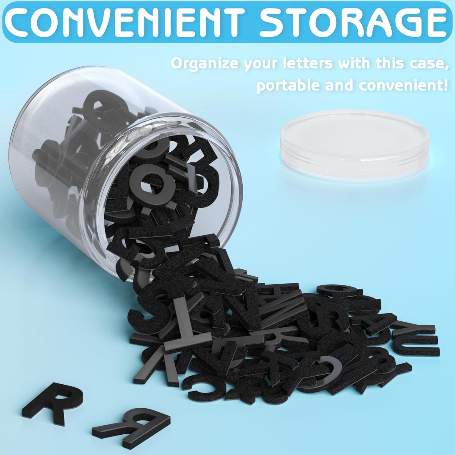 160pcs Decorative Magnetic EVA - Letter Tray Desk ulasan dan harga