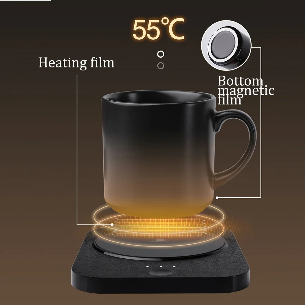 USB Wireless Charging Cup Warm - Home Office Gear ulasan dan harga