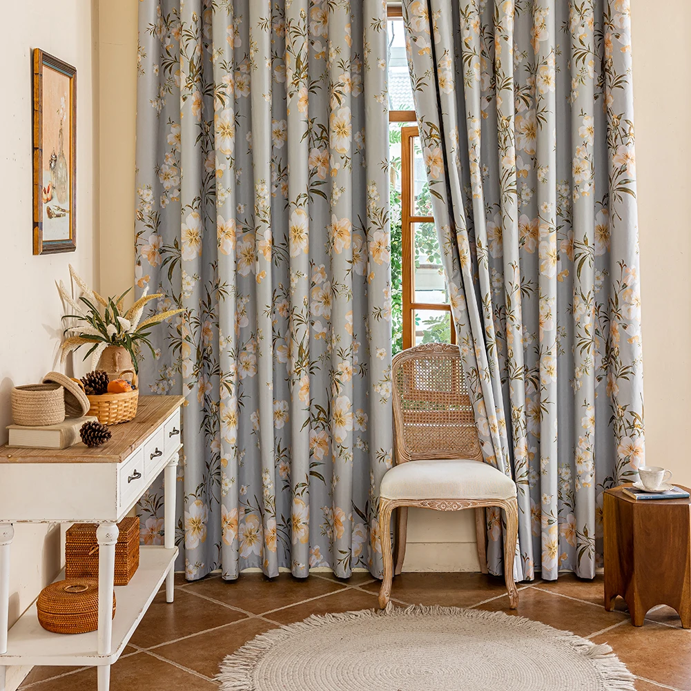 KAUNFO Romantic Village Floral - Home Office For ulasan dan harga