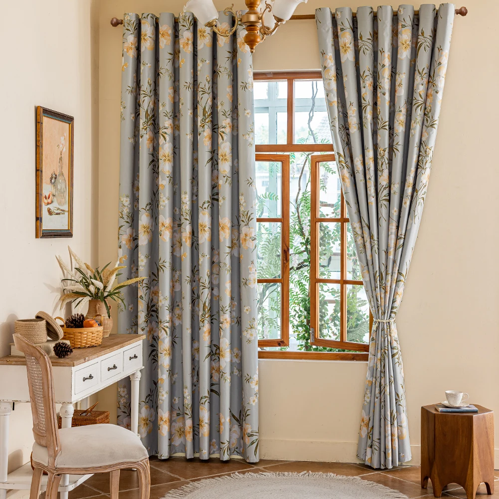KAUNFO Romantic Village Floral - Home Office For ulasan dan harga