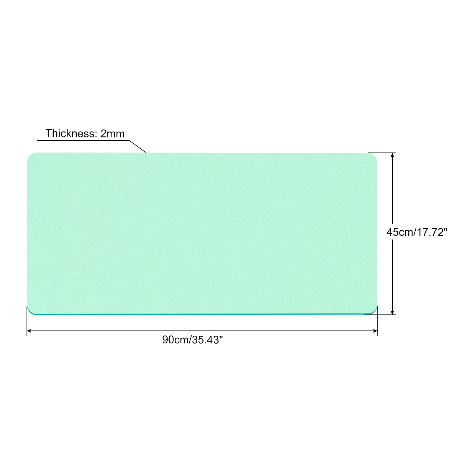 Office Desk Mat Protector PU L - Home Office Pc ulasan dan harga