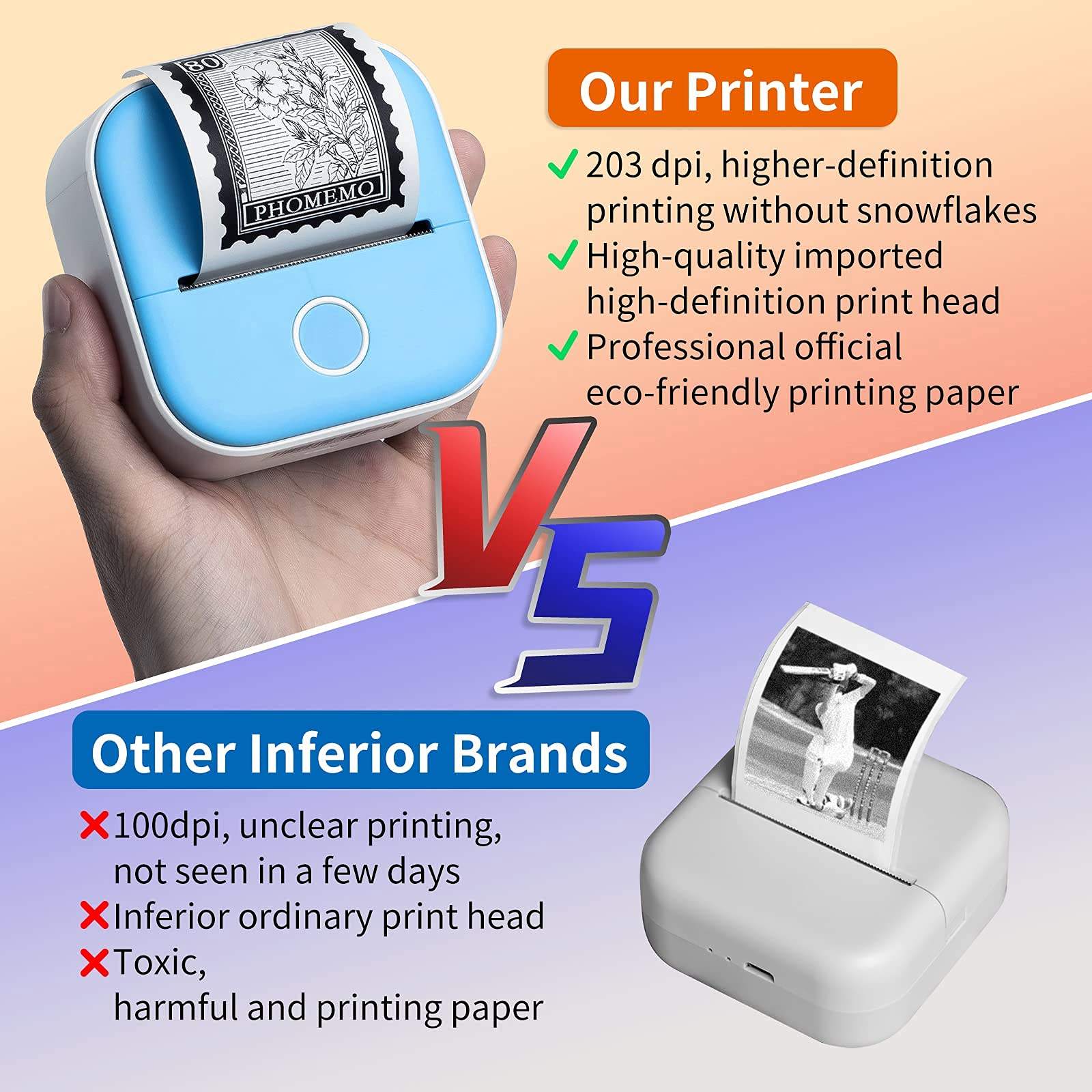 D2 Portable Mini Thermal Label - Home Office Questions ulasan dan harga