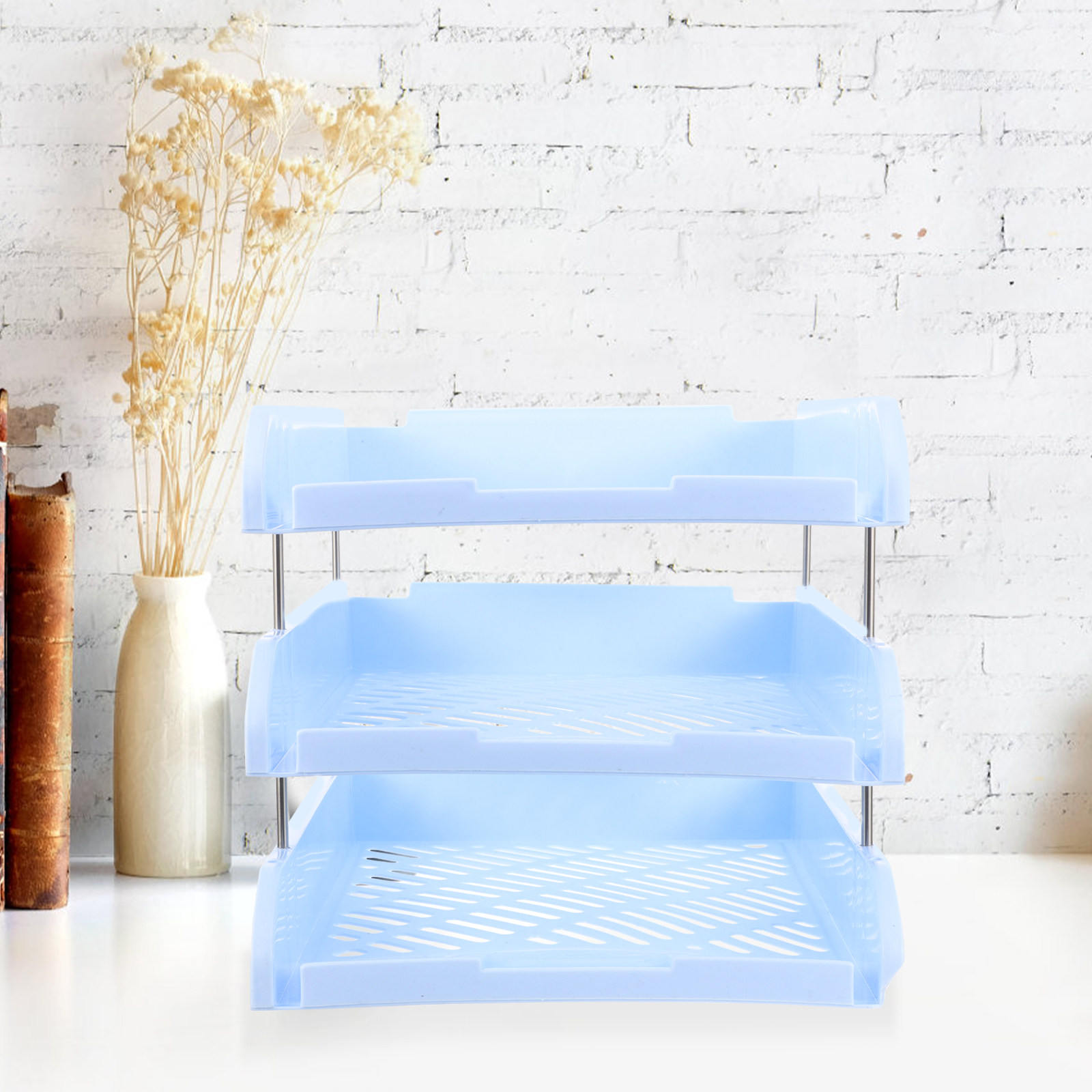 3 Tier Desk Organizer Tray for - Letter Tray Desk ulasan dan harga