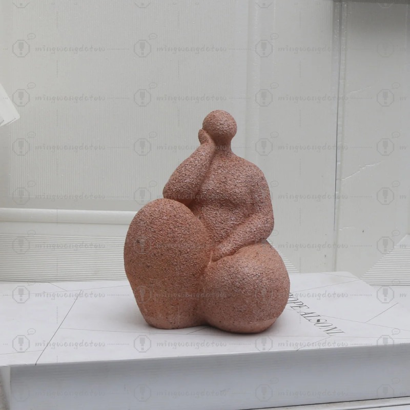 1pc, Sandstone Resin  Chubby W - Home Office Living Room ulasan dan harga