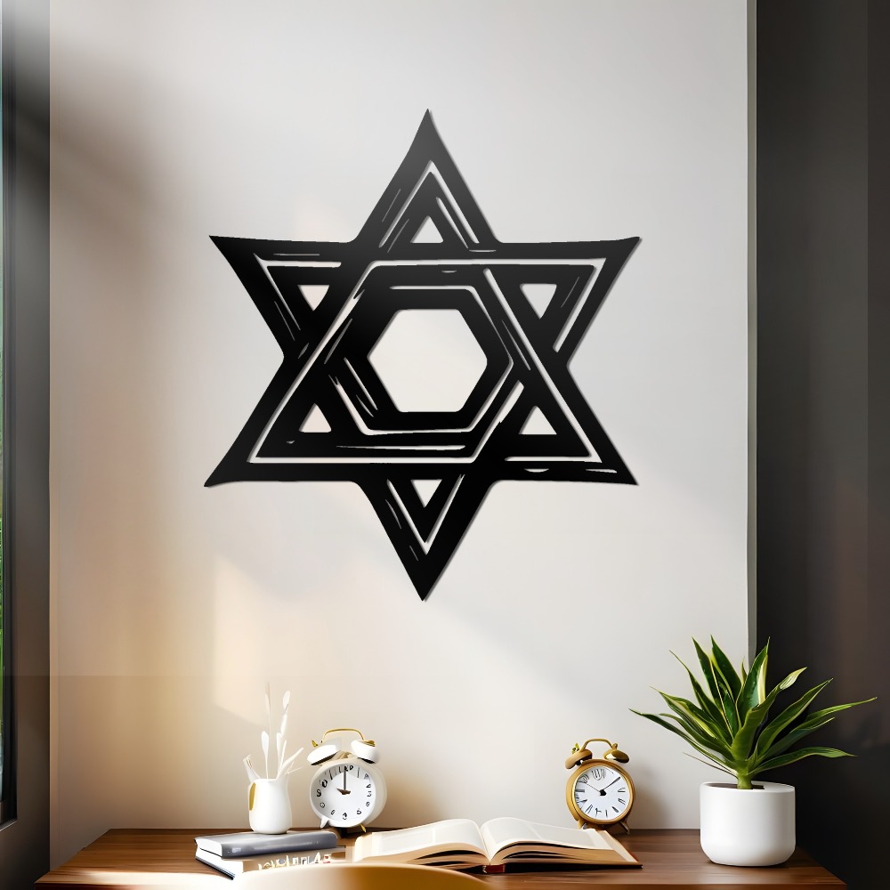 CIFBUY Iron Wall Art Star of D - Home Office For ulasan dan harga