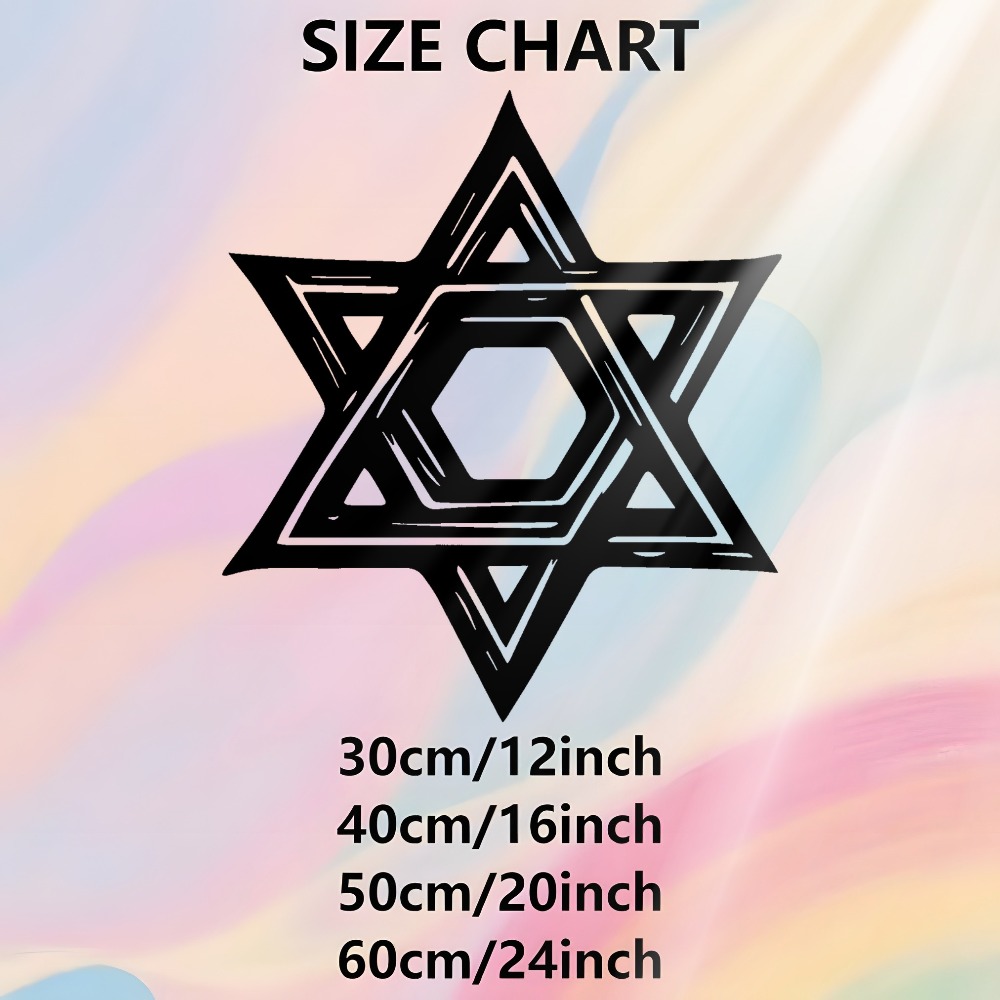 CIFBUY Iron Wall Art Star of D - Home Office For ulasan dan harga