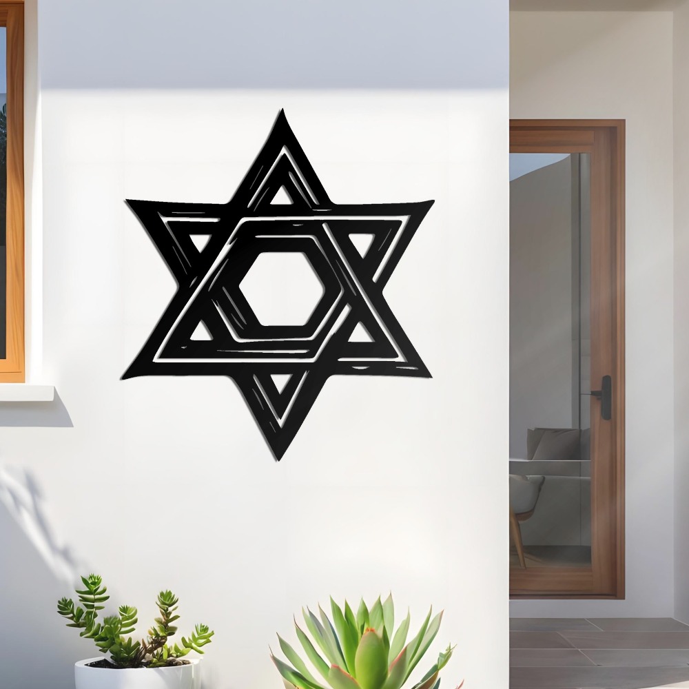 CIFBUY Star of David Metal Wal - Home Office For ulasan dan harga