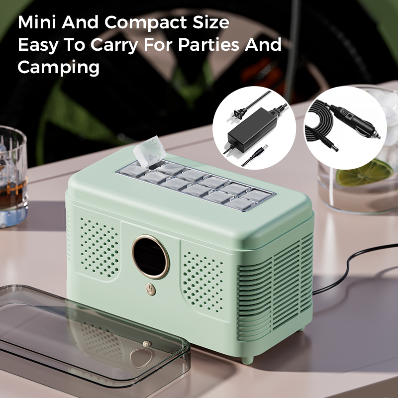 12V/220V Portable Mini Ice Mak - Home Office Gear ulasan dan harga
