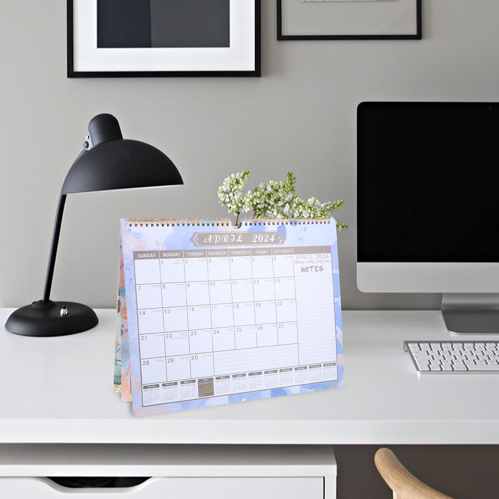 Wall Calendar Large 2024 Month - Home Office 2024 ulasan dan harga