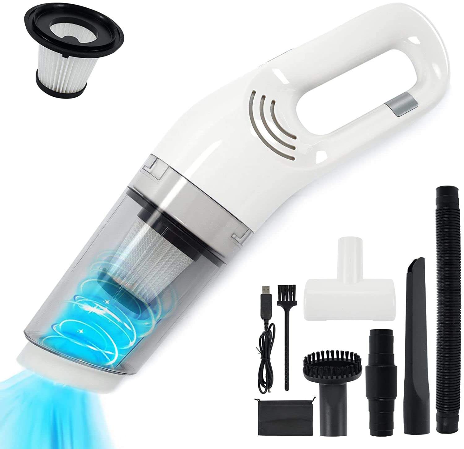 Wireless Car Vacuum Cleaner Ha - Home Office With Sofa ulasan dan harga