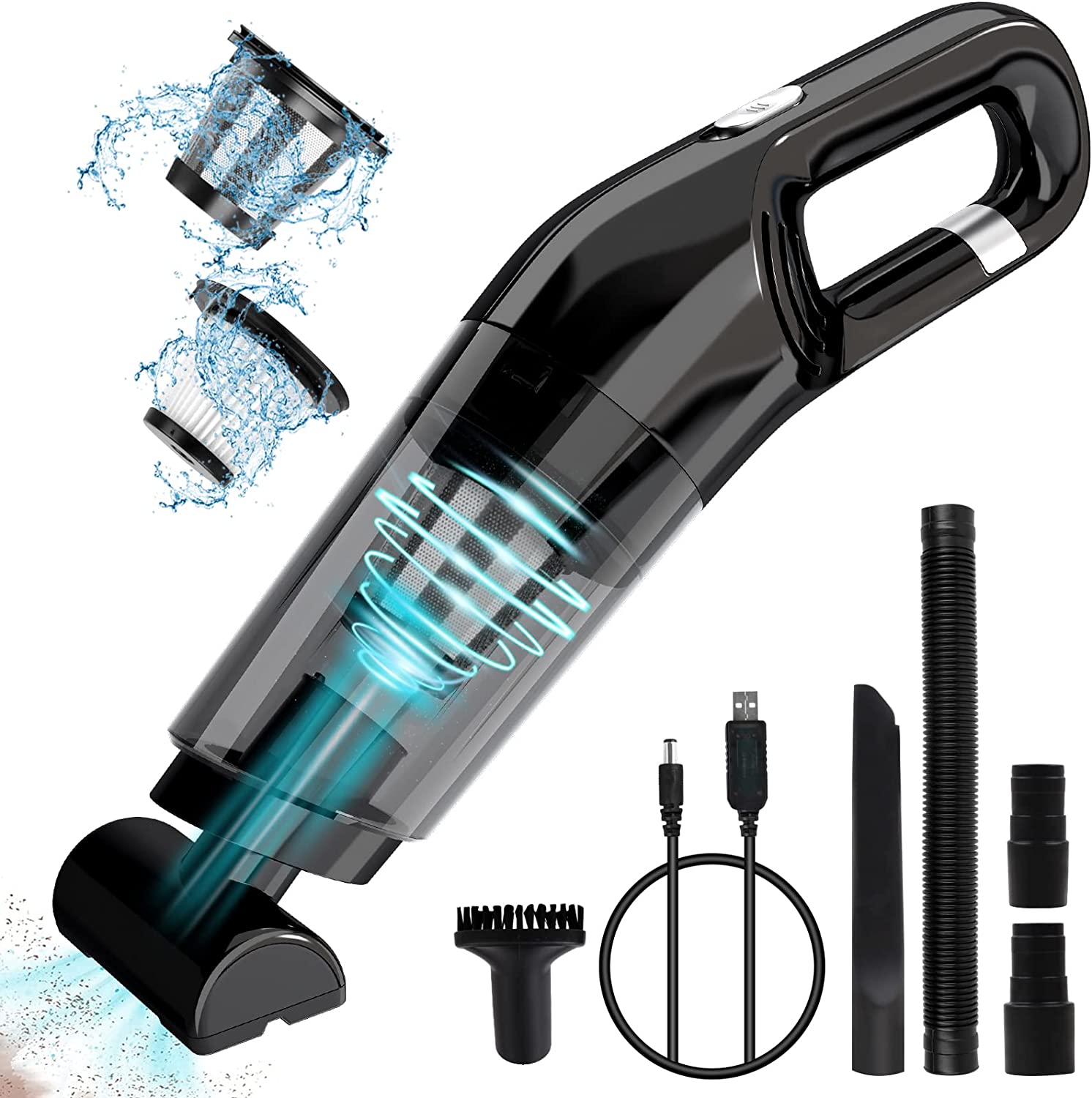 Wireless Car Vacuum Cleaner Ha - Home Office With Sofa ulasan dan harga