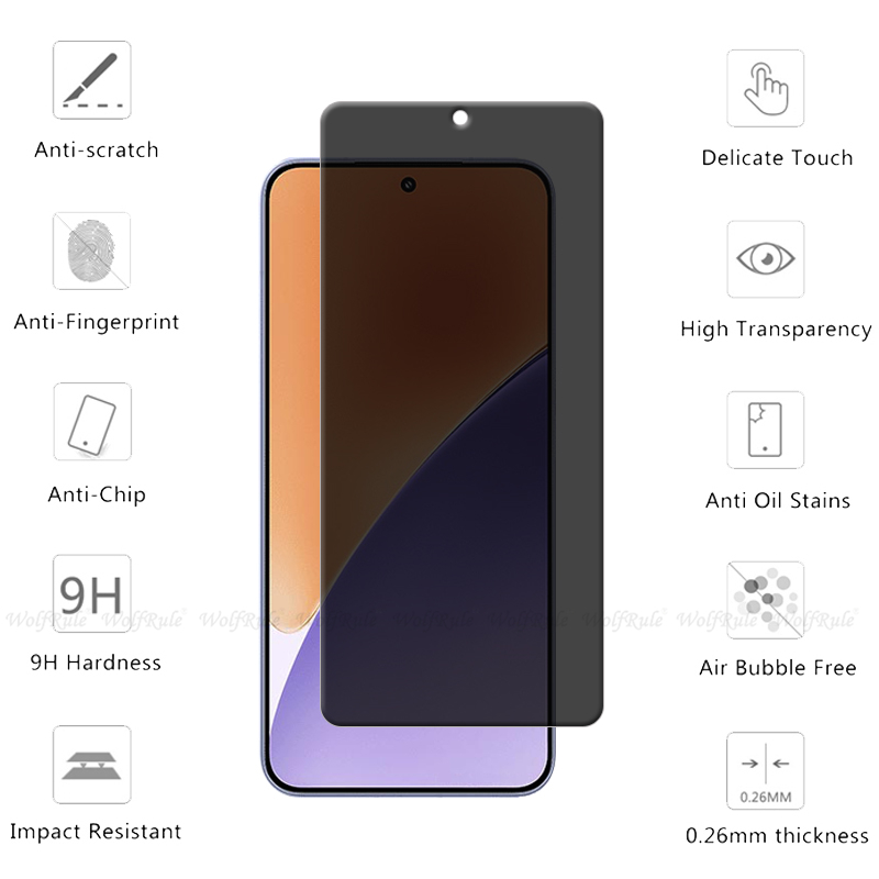 4/3/2/1Pcs For Xiaomi 15 Glass - Monitor Privacy Screen ulasan dan harga
