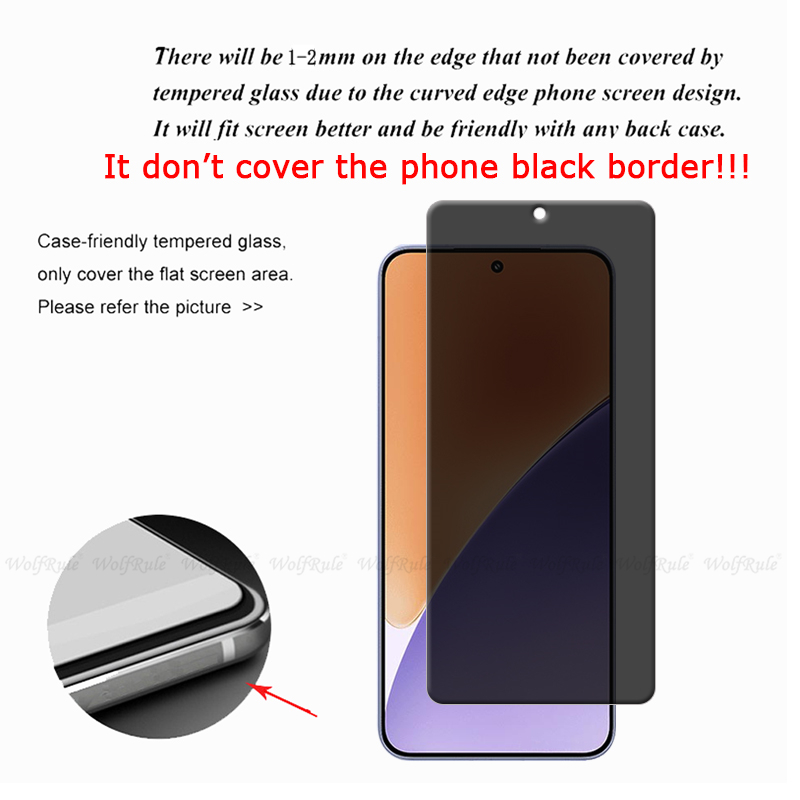 4/3/2/1Pcs For Xiaomi 15 Glass - Monitor Privacy Screen ulasan dan harga